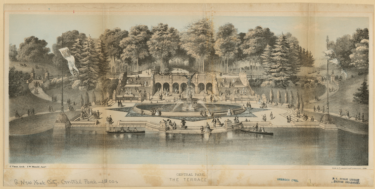 Central Park, The Terrace., Digital ID 800914, New York Public Library