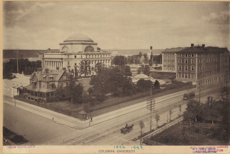 Columbia University., Digital ID 801247, New York Public Library