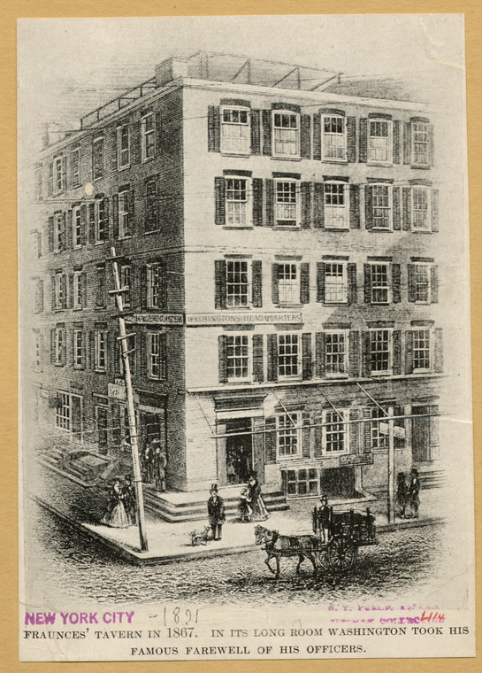 Fraunces' Tavern In 1867., Digital ID 804907, New York Public Library