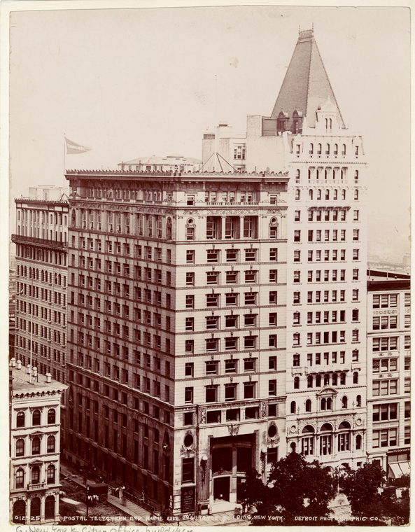 Postal Telegraph And Home Life Insurance Building, New York., Digital ID 806048, New York Public Library