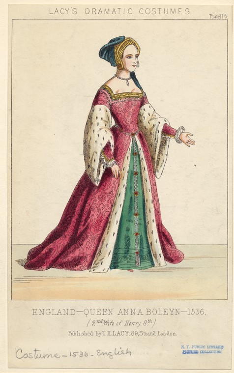 England -- Queen Anna Boleyn --1536., Digital ID 811184, New York Public Library