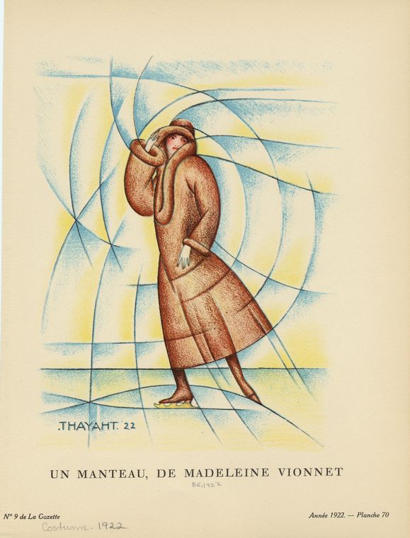 Un Manteau, De Madeleine Vionnet., Digital ID 817128, New York Public Library