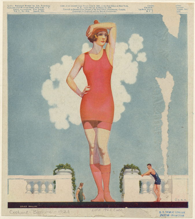 [Woman In A Bathing Suit.], Digital ID 817677, New York Public Library