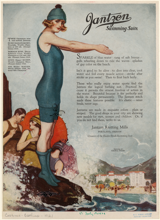 Jantzen Swimming Suits., Digital ID 817678, New York Public Library