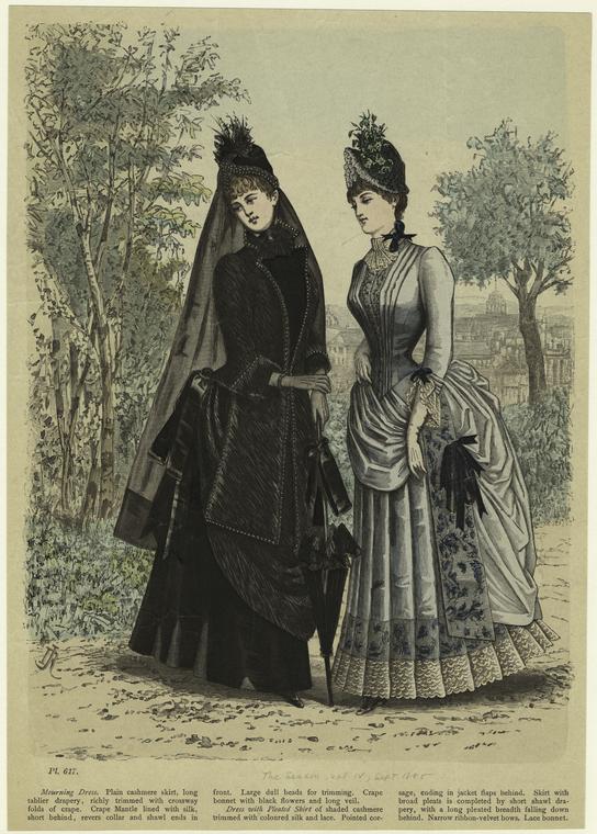 [Women In Dresses, 19th Century.], Digital ID 826419, New York Public Library