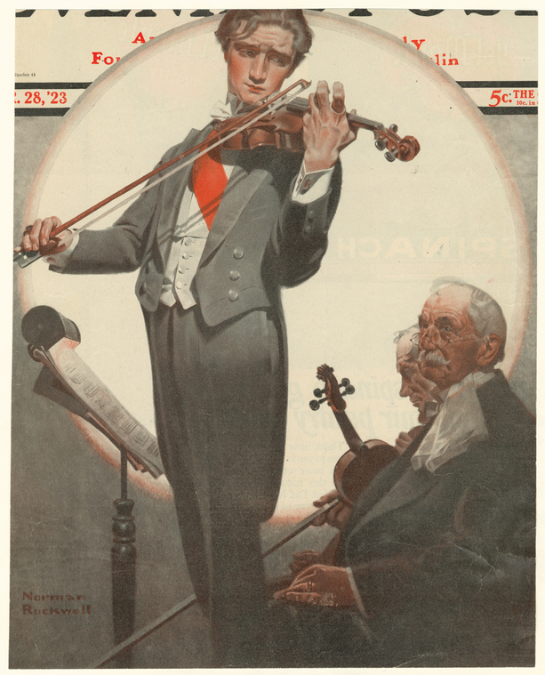 [The violinist.], Digital ID 833042, New York Public Library