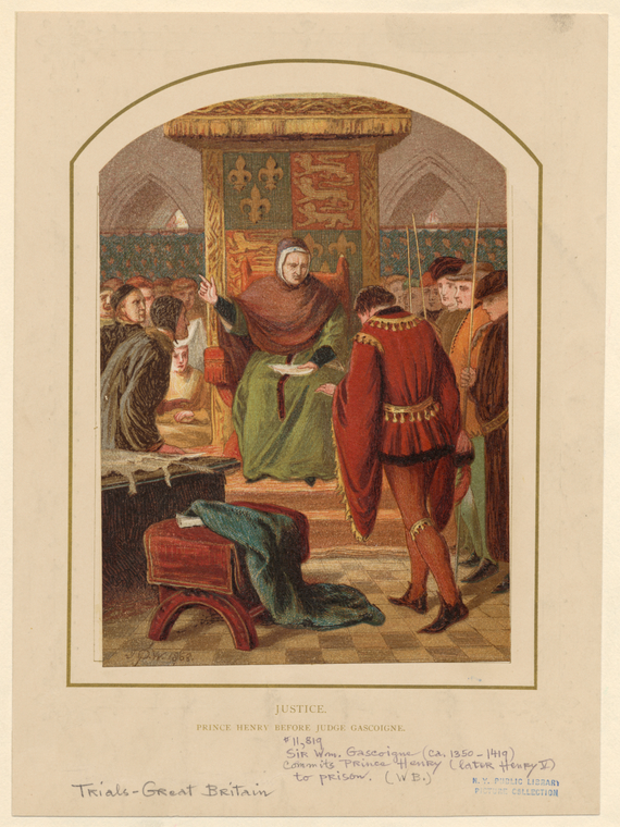  Prince Henry Before Judge Gascoigne., Digital ID 834285, New York Public Library