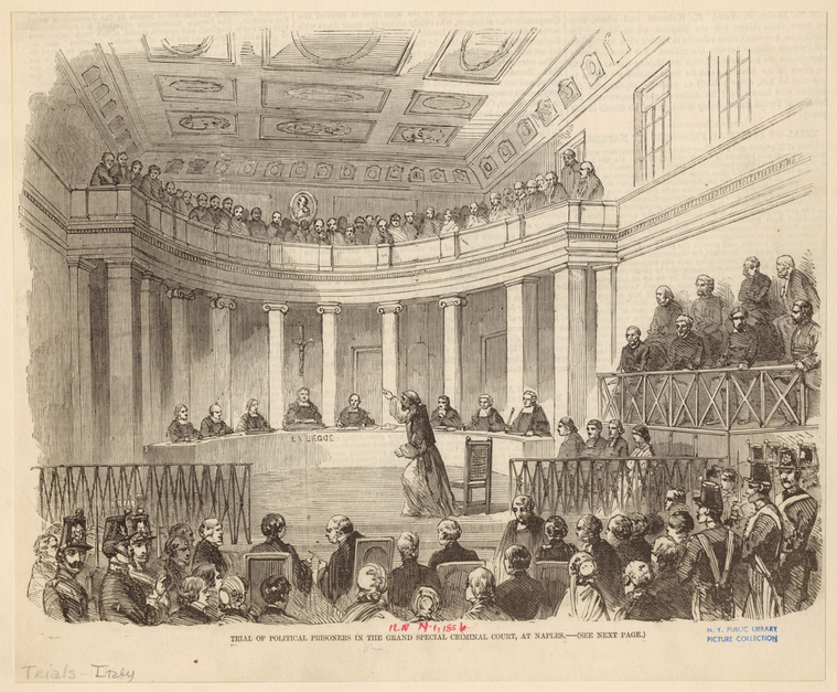 Trial Of Political Prisoners In The Grand Special Criminal Court, At Naples., Digital ID 834304, New York Public Library