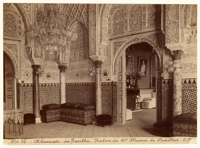 Alcazar De Sevilla, Salon De Da. Maria De Padillas., Digital ID 835914, New York Public Library