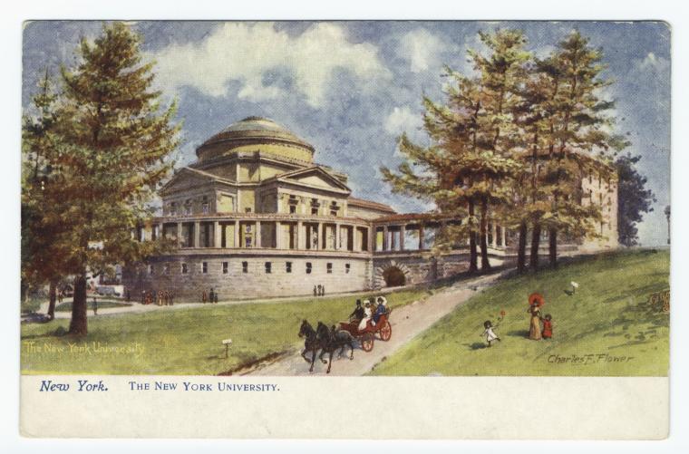 New York.  The New York University., Digital ID 836441, New York Public Library