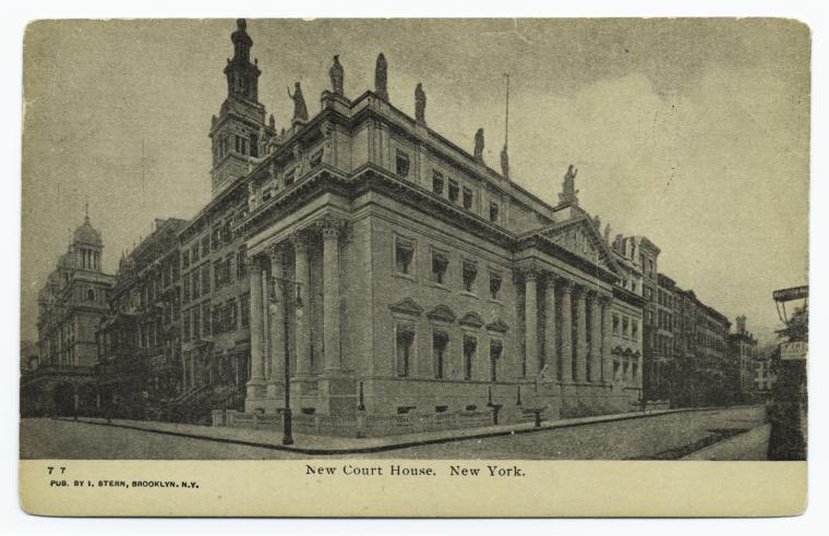 New Court house, New York., Digital ID 836529, New York Public Library