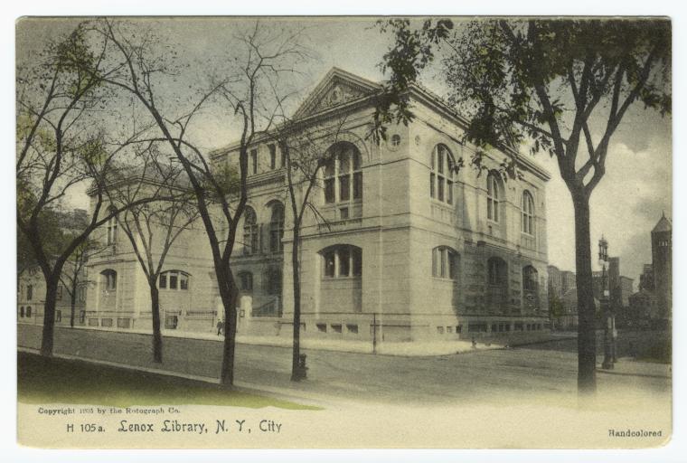 The Lenox Library, Fifth Avenue and 70th Street