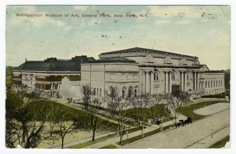 Metropolitan Museum of Art, Central park, New York, N.Y., Digital ID 836759, New York Public Library