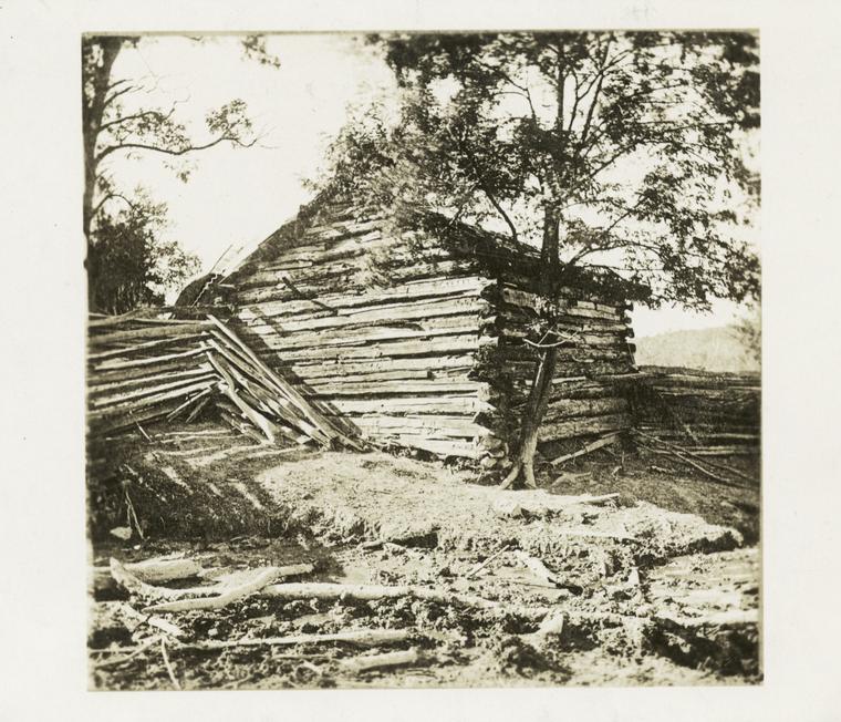 Daniel Boone's cabin, Digital ID 93726, New York Public Library