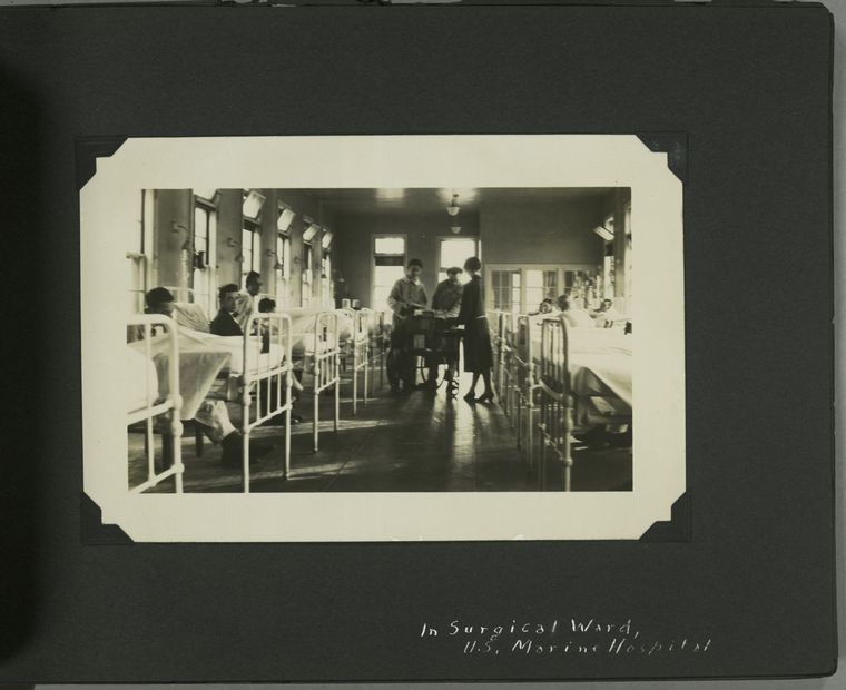 In surgical ward, U. S. Marine Hospital, Digital ID 94884, New York Public Library