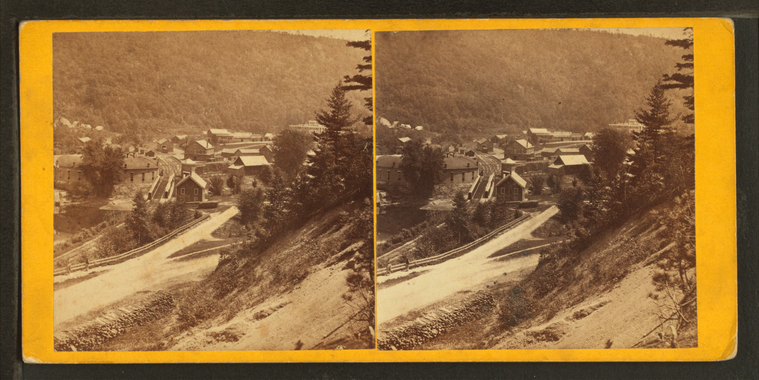 General view of the town, Bellows Falls, Vt.,American views, Bellows Falls and vicinity., Digital ID G92F054_004F, New York Public Library