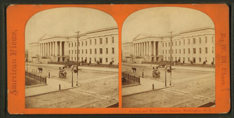 U.S. Patent Office.,Metropolitan and Suburban Scenery, Washington, D.C.,U.S. Lndscape and Art views., Digital ID g90f113_074f, New York Public Library