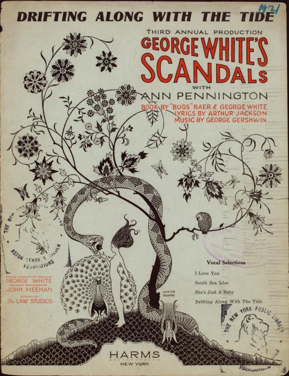  g99c129_001  Drifting along with the tide / words by Arthur Jackson ; music by Geo. Gershwin.  [George White's scandals, 1921. Drifting along with the tide....] (1921) 