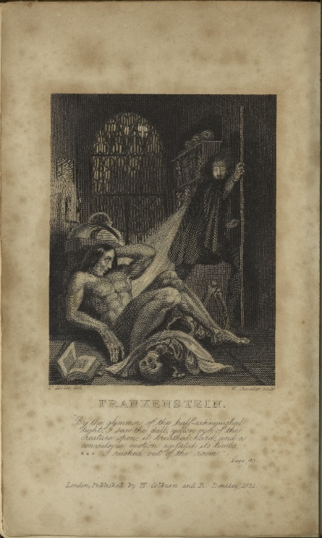  or, The modern Prometheus (1831 ed.) [Frontispiece]. , Digital ID ps_cps_cd4_050, New York Public Library