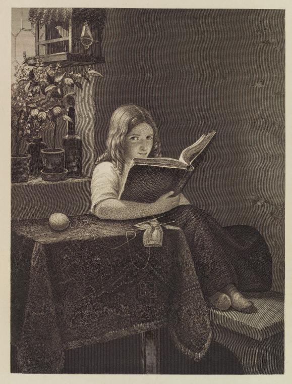 Reading from a "Sense of Duty.", Digital ID ps_grd_033, New York Public Library