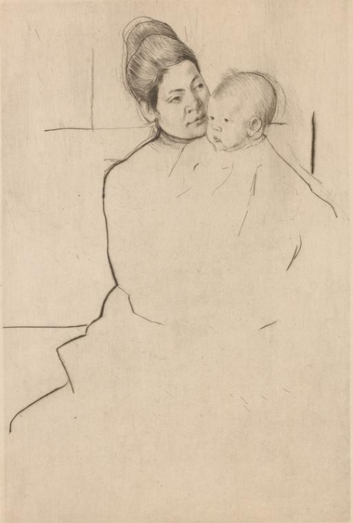 Gardner held by his mother., Digital ID psnypl_prn_1061 , New York Public Library