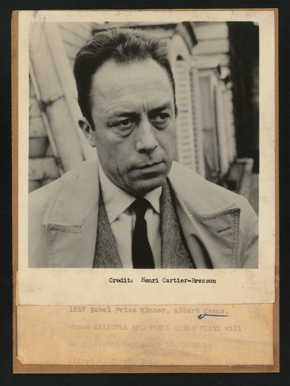 Albert Camus, Digital ID th-00256, New York Public Library