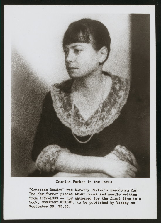 Dorothy Parker (Writer), Digital ID th-42799, New York Public Library