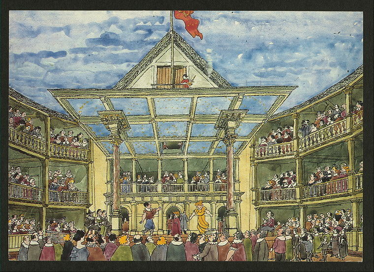 Theatres -- England -- London -- Globe, Digital ID th-55734, New York Public Library