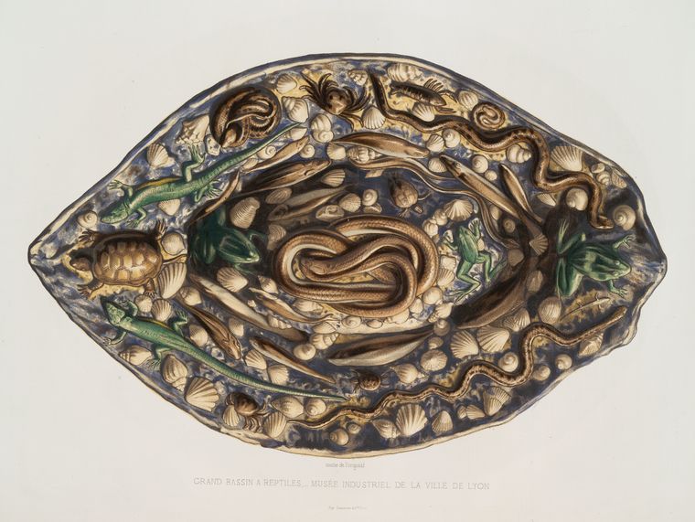 Bassin à reptiles, collection de Mr. le Comte Basilewski. - NYPL