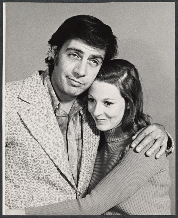 Jerry Orbach and Jane Alexander in the stage production 6 rms riv vu - NYPL  Digital Collections