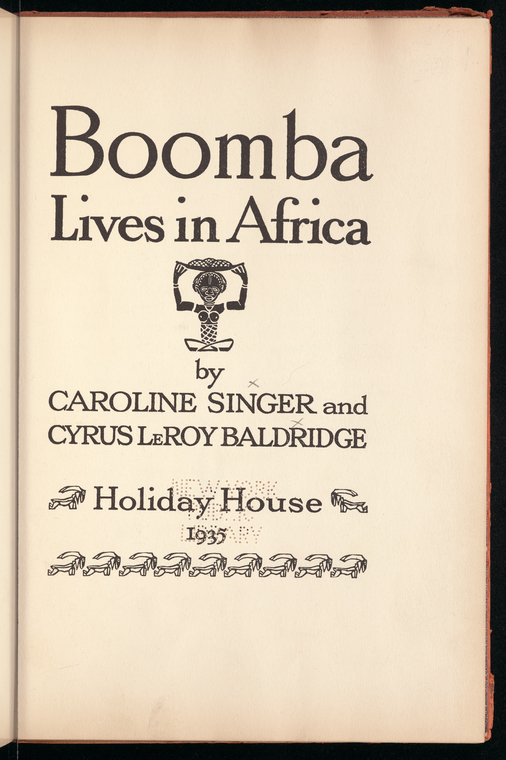 Boomba Lives in Africa - NYPL Digital Collections