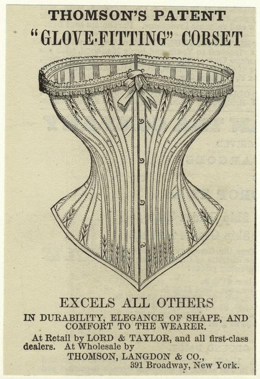Thomson's patent glove-fitting corset - NYPL Digital Collections