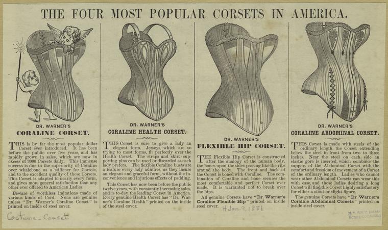 The four most popular corsets in America - NYPL Digital Collections