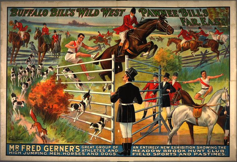 Buffalo Bill's wild west Pawnee Bill'e far poster - NYPL Digital Collections