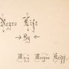 Negro life