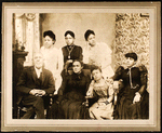 Group portrait of U. S. Senator Hiram Revels and family