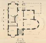 First story plan of Mr. McNamee's villa.