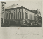 The Academy of Music, New York, built in 1854, from a photograph in the New York Historical Society
