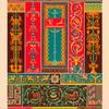 Art gréco-romain : mosaïques, bas-reliefs peints, et peintures murales.