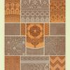 Art persan : décorations niellées.