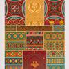 Moyen âge : broderies, peintures et émaux.