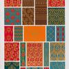 Moyen âge : XVIe siècle : broderies et dessins d'applique d'après des peintures.