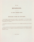 Renaissance : XVIe siècle (première partie) : miniatures d'après des manuscrits. [text]