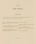 XVIIIe siècle : cartouches. [text]