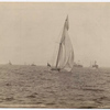 The Valkyrie II rounding the outer mark, October 7, 1893