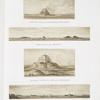 Veduta della Piramide d'Ellaboun; Piramide di Medoun; Altra veduta della medesima; Le Piramidi di Ssakharah.