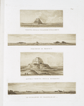 Veduta della Piramide d'Ellaboun; Piramide di Medoun; Altra veduta della medesima; Le Piramidi di Ssakharah.