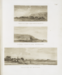 Veduta del Convento Bianco; Altra veduta del medesimo;  Veduta di Minyeh [Minyâ].