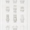 Diversi capitelli di colonne Egizie.
