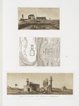 Veduta e pianta d'un Tempio d'Hermontis [Armant].